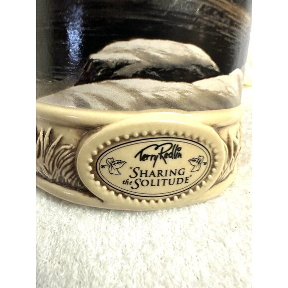 Terry Redlin "Sharing the Solitude”  Stein tankard Perfect Getaway COA 1987 - Picture 12 of 16